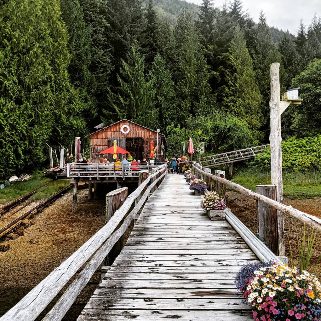 A view of the marina from the dock